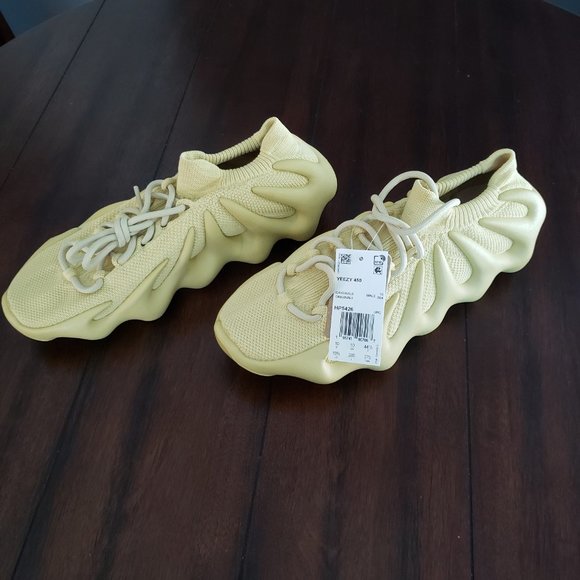 Yeezy 450 Adidas CONFIRMED men’s 10.5 SULFUR NWT main image 8